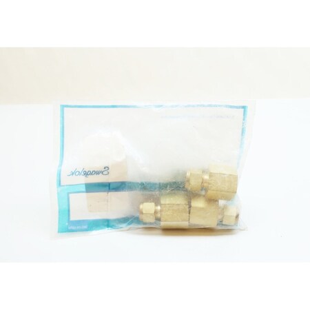 Swagelok B-600-7-8 3/8In 1/2In Brass Tube Npt Pipe Adapter 3PK B-600-7-8